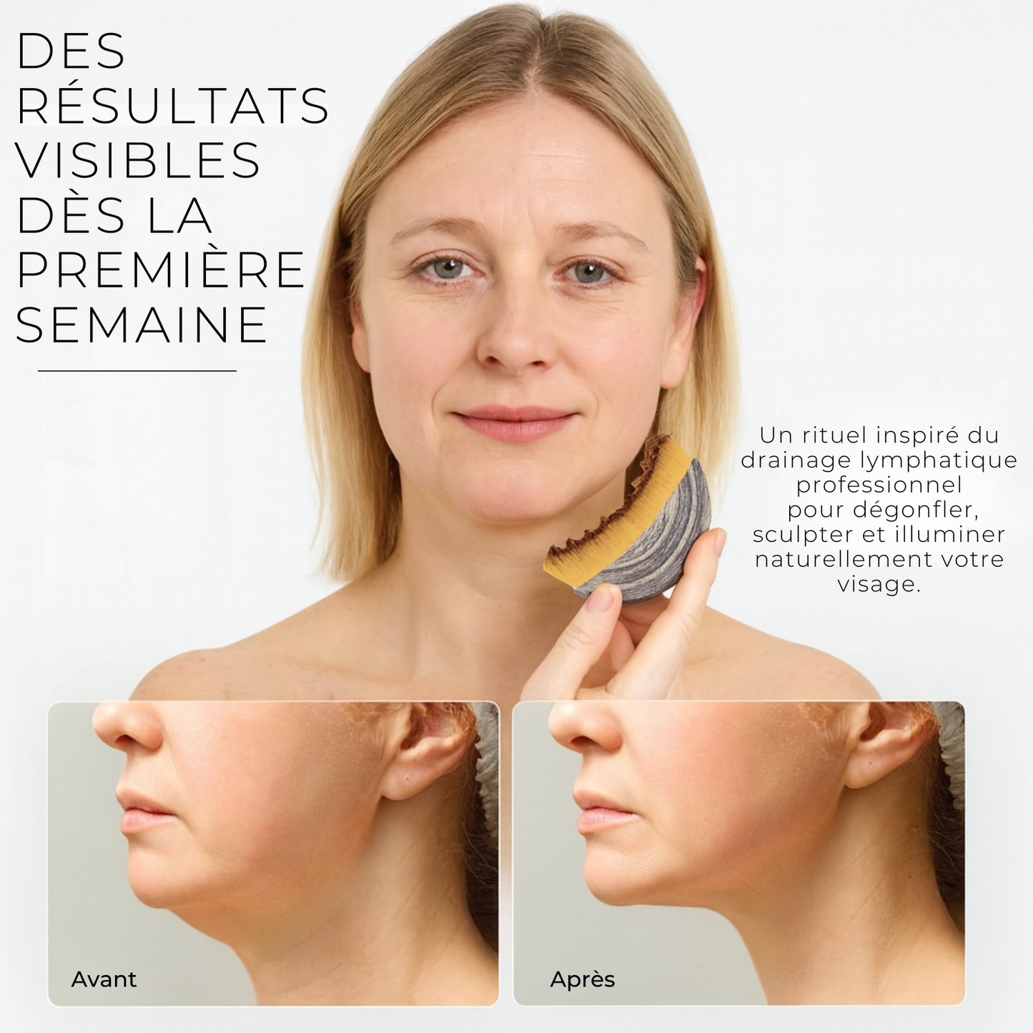 PureLift® - Brosse de Drainage Facial Sculptante