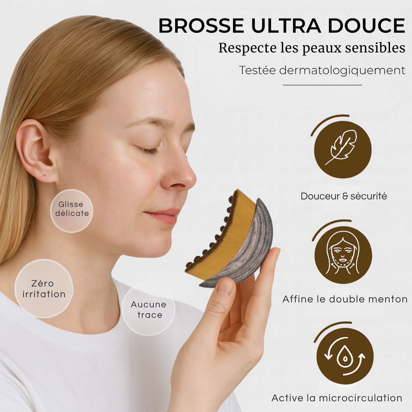 PureLift® - Brosse de Drainage Facial Sculptante