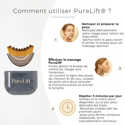 PureLift® - Brosse de Drainage Facial Sculptante
